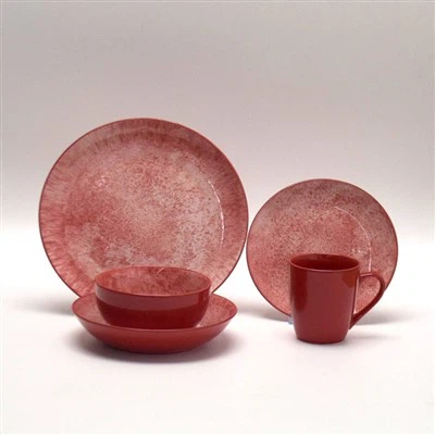 Juego de vajilla de porcelana de 20 piezas.