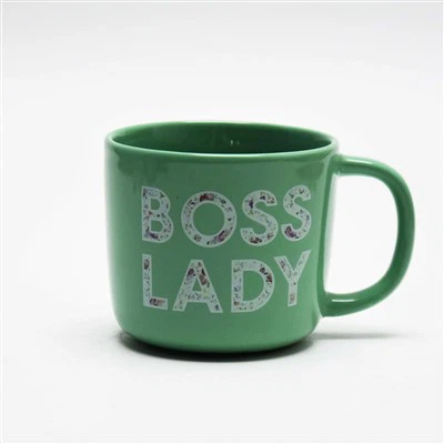Taza de café de cerámica de color sólido de la almohadilla mayorista de 395cc